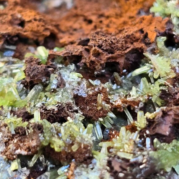 Rare Plumbogummite Crystal | Green-Yellow Mineral Specimen | 65g - Picture 5 of 15